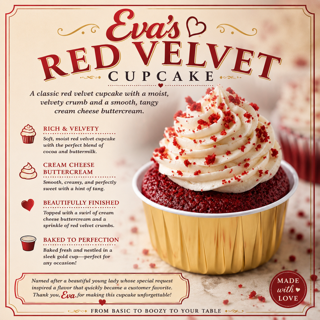 Eva's Red Velvet (MUST be ordered in dozen quantities)