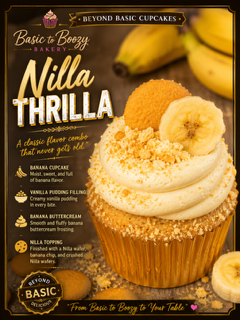 Nilla Thrilla — Banana Pudding (MUST be ordered in dozen quantities)