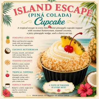 Island Escape — Piña Colada (MUST be ordered in dozen quantities)