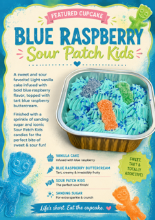 Blue Raspberry Sour Patch Kids (MUST be ordered in dozen quantities)